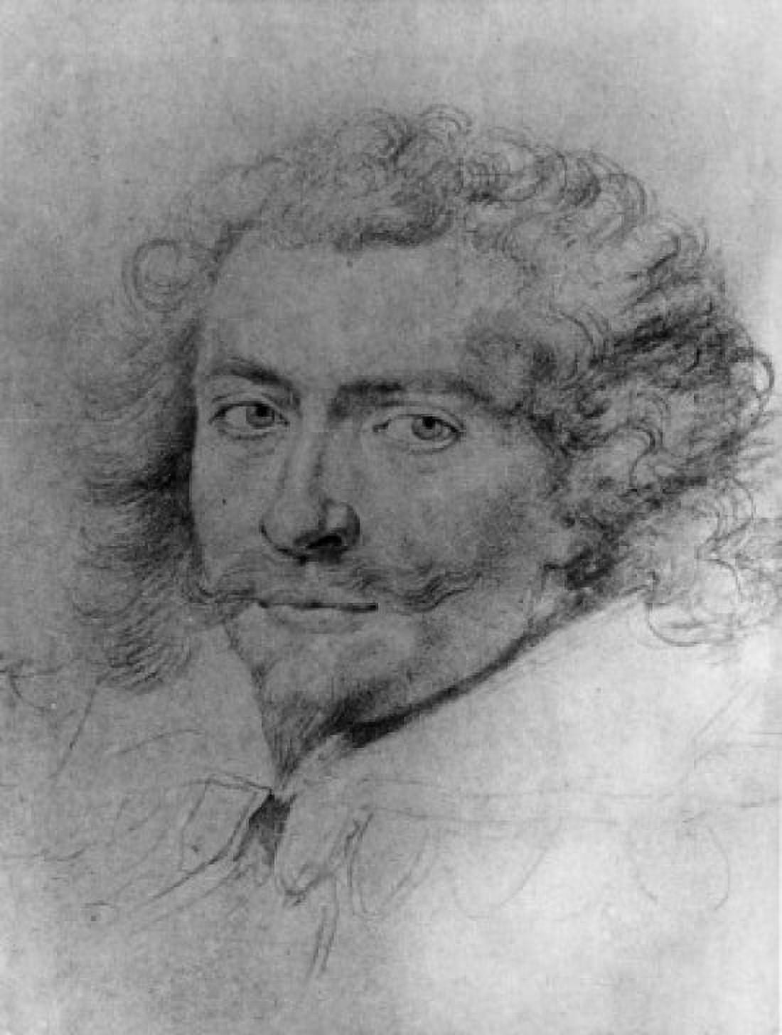 George Villiers Duke Of Buckingham Portrait Study circa 1625 Austria Vienna Albertina Canvas Art - (24 x 36)