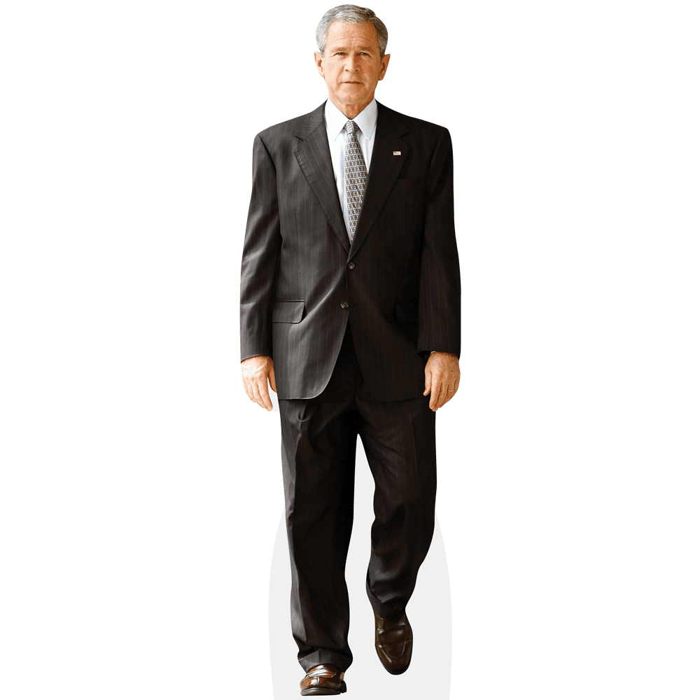 George W. Bush (Suit) Mini Cardboard Cutout Standee - Walmart.com