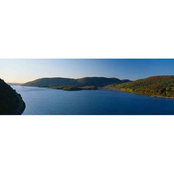 George W Perkins Memorial Drive in Bear Mountain State Park Hudson River Valley New York Canvas Art - Panoramic Images (36 x 12)