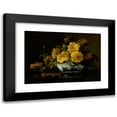 thumbnail image 1 of George W. Seavey 14x11 Black Modern Framed Museum Art Print Titled - Still Life of Yellow Roses in an Oriental Vase, 1 of 5