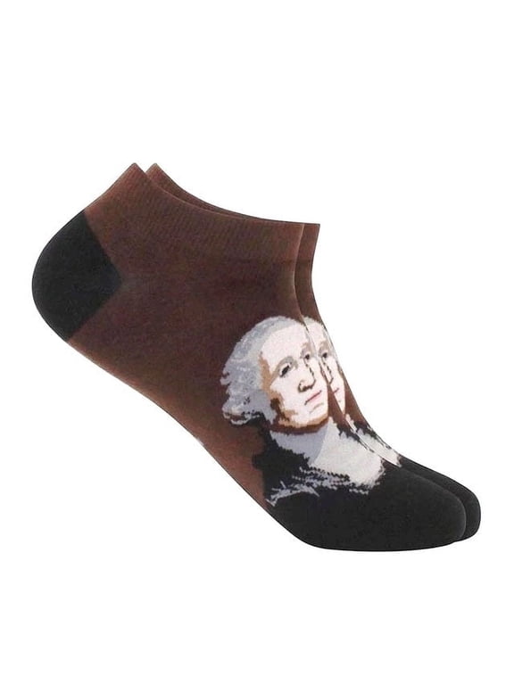 George Washington Ankle Socks Size: Large