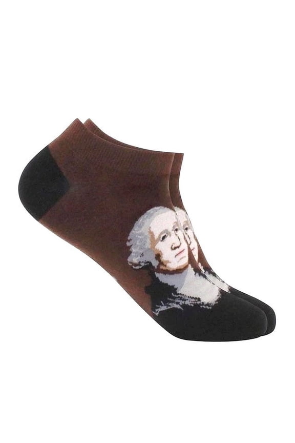 George Washington Ankle Socks Size: Medium
