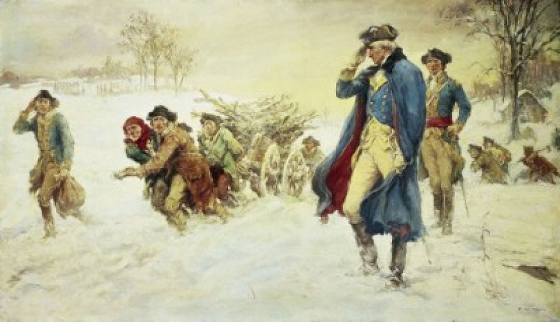 George Washington At Valley Forge Frederick Coffay Yohn (1875-1933 American) Canvas Art - Frederick Coffay Yohn (18 x 24)