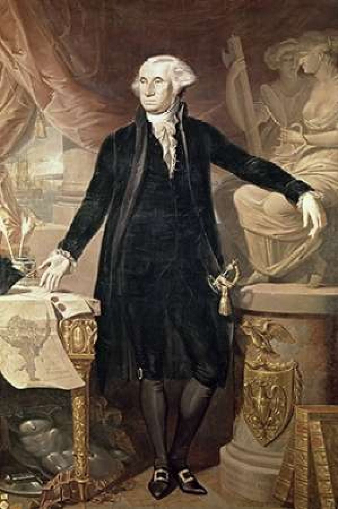 George Washington Canvas Art - Jose Perovani (20 x 28)