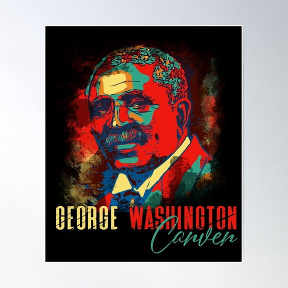 George Washington Carver V3 Poster Wall Art, Modern Wall Decor For Living Room Bedroom, 8x12 UNFRAMED