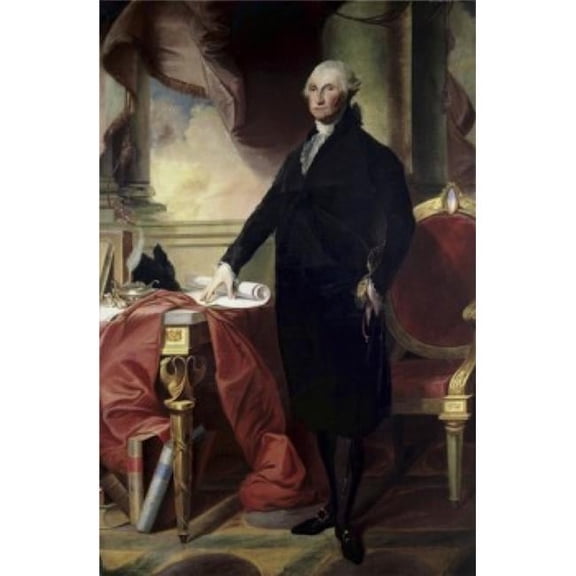 George Washington Gilbert Stuart 1755-1828 American New Bedford Public Library New Bedford Massachusetts - 18 x 24 in.