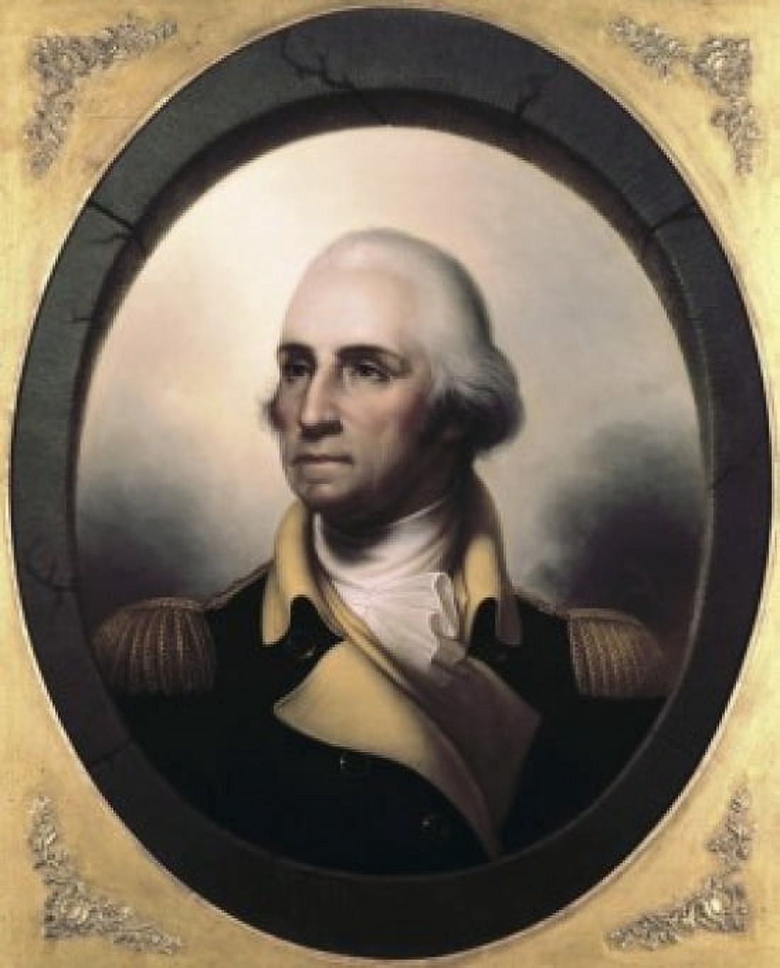 George Washington Rembrandt Peale (1778-1860 American) White House Washington DC USA Canvas Art - Rembrandt Peale (18 x 24)