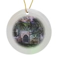 thumbnail image 1 of 3drose, George Washington Tomb Mt. Vernon Virginia American History, Circle Porcelain Ornament, 1 of 7