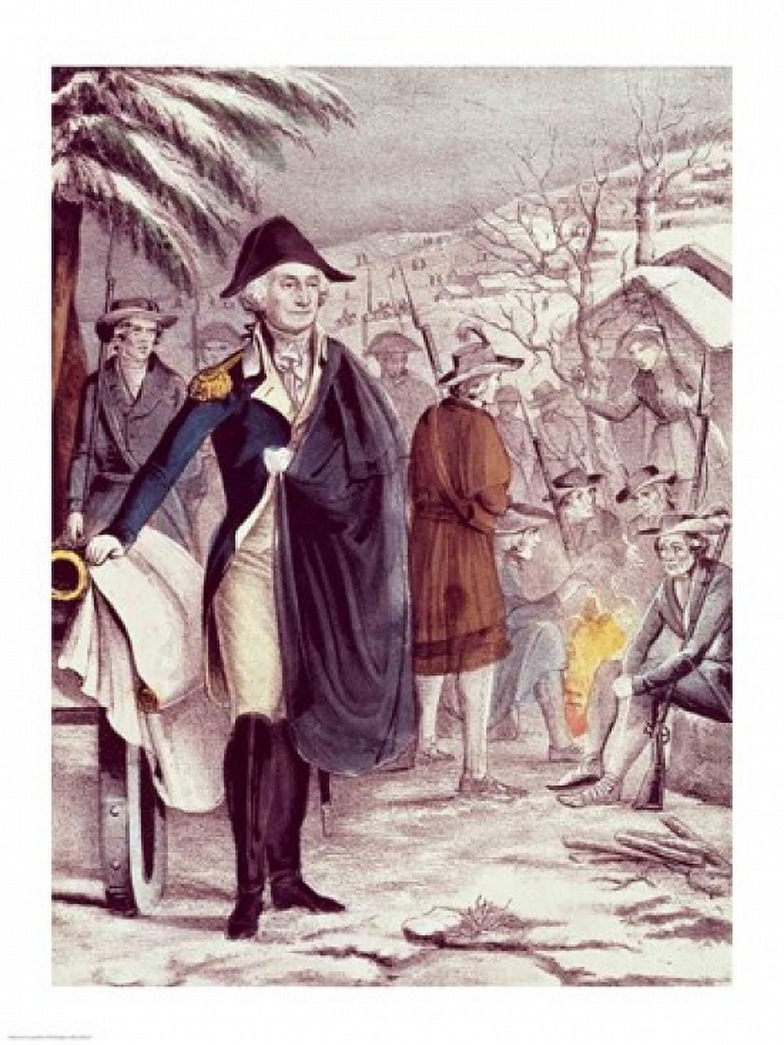 George Washington at Valley Forge Canvas Art - (24 x 36)