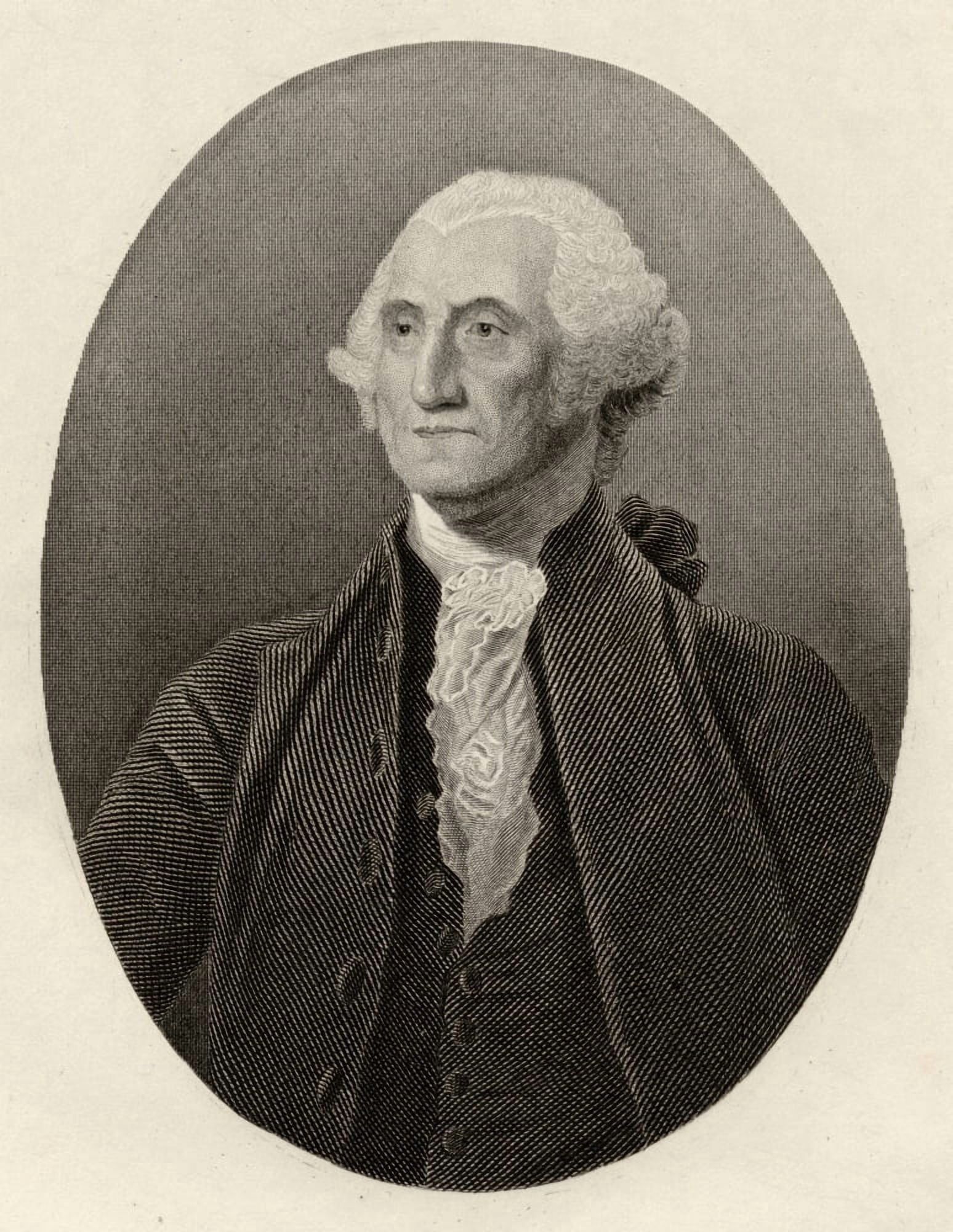 George Washington1732-1799 First President Of The United States19Th Century Print Canvas Art - Ken Welsh Design Pics (13 x 17)