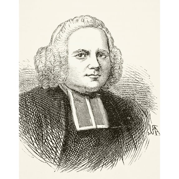 George Whitefield 1714 To 1770 English Clergyman And Leader Of Methodist Movement From The National And Domestic Histo 1