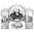 thumbnail image 1 of George Whitefield N(1714-1770). English Evangelist. Portrait Of Whitefield With Views Of His Monument In Old South, 1 of 3