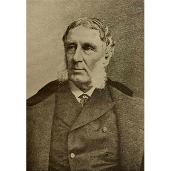 George William Curtis - 1824-92 American Author - Editor & Reformer From The Book The Masterpiece Library of Short Stories - American - Volume 15 Poster Print - 12 x 18