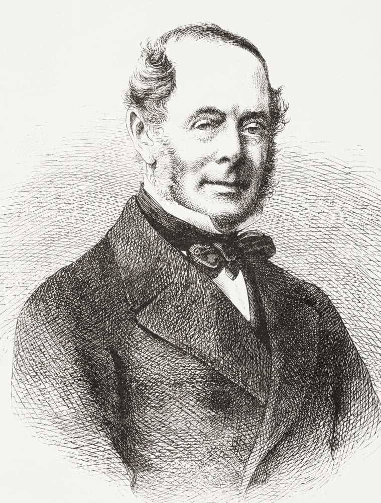 George William Frederick Villiers 4Th Earl Of Clarendon 1800 - 1870 English Diplomat And Statesman From Lunivers Illustre Published 1866 Canvas Art - Ken Welsh Design Pics (13 x 17)
