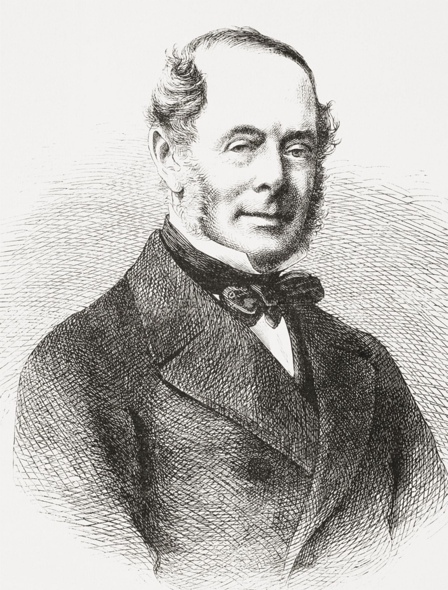 George William Frederick Villiers 4Th Earl Of Clarendon 1800 - 1870 English Diplomat And Statesman From Lunivers Illustre Published 1866 Canvas Art - Ken Welsh Design Pics (26 x 34)