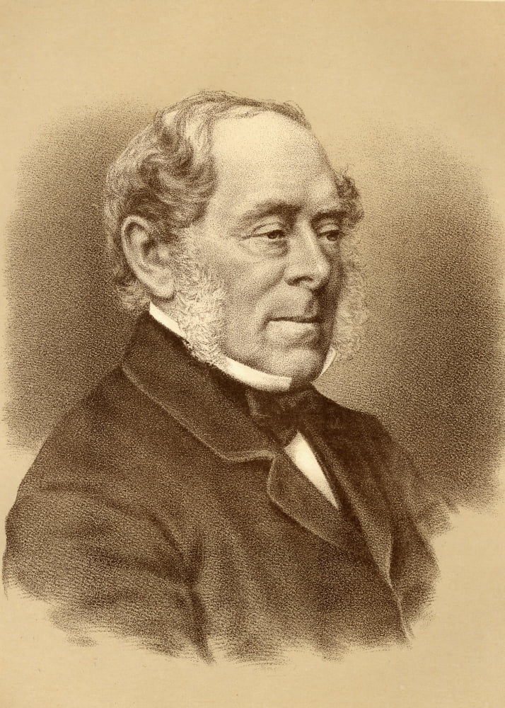 George William Frederick Villiers 4Th Earl Of Clarendon1800-1870 British Statesman And Diplomat From A Photograph By John Watkins Canvas Art - Ken Welsh Design Pics (12 x 18)