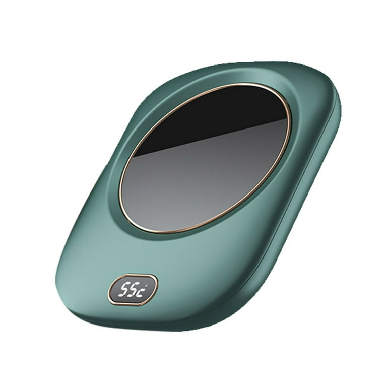 George Wireless USB Vacuum Mug Wireless Waterproof Desktop Coffee Warmer 3 Levels 55C Portable Smart Mug Heater Green