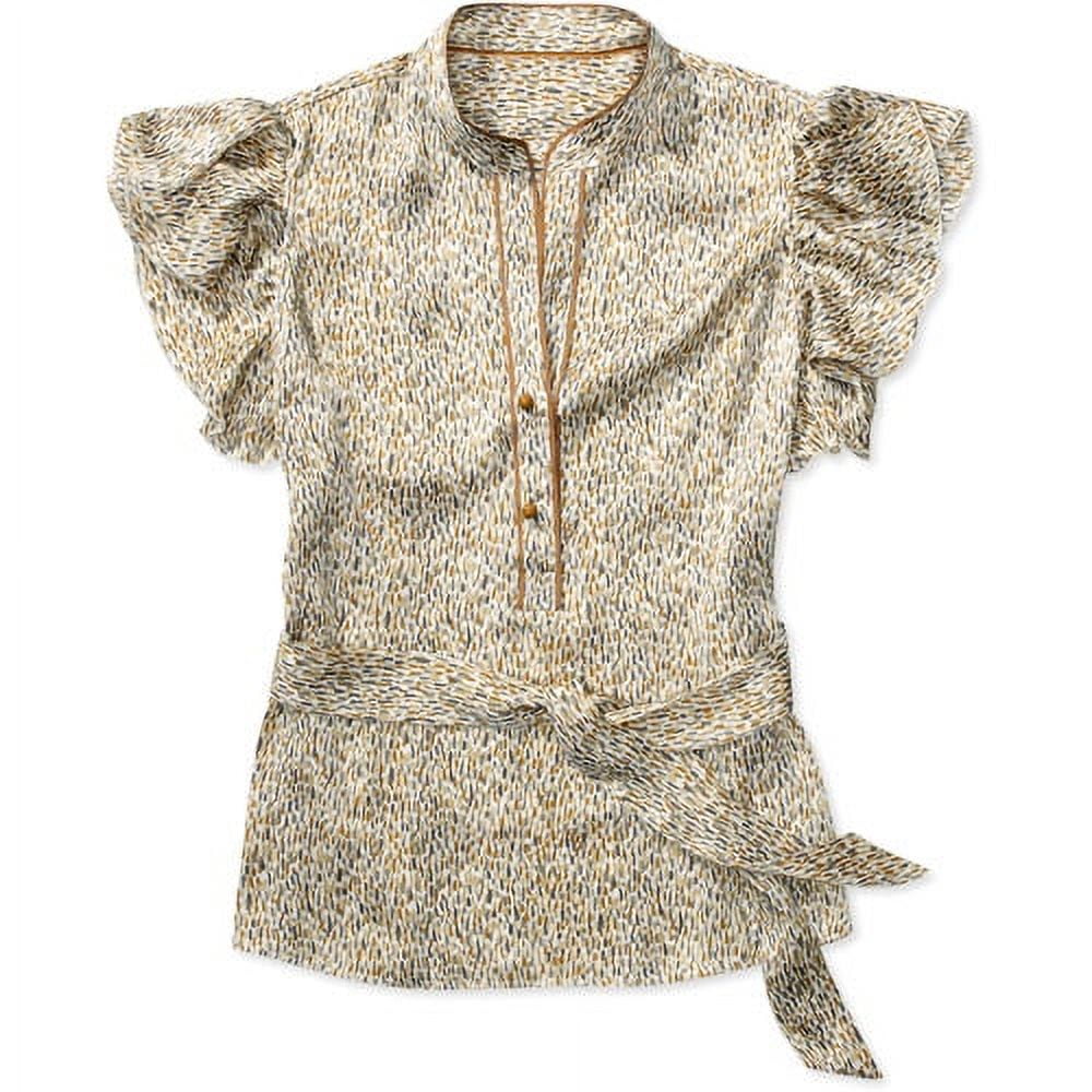 Women's AngelSleeve Satin Blouse