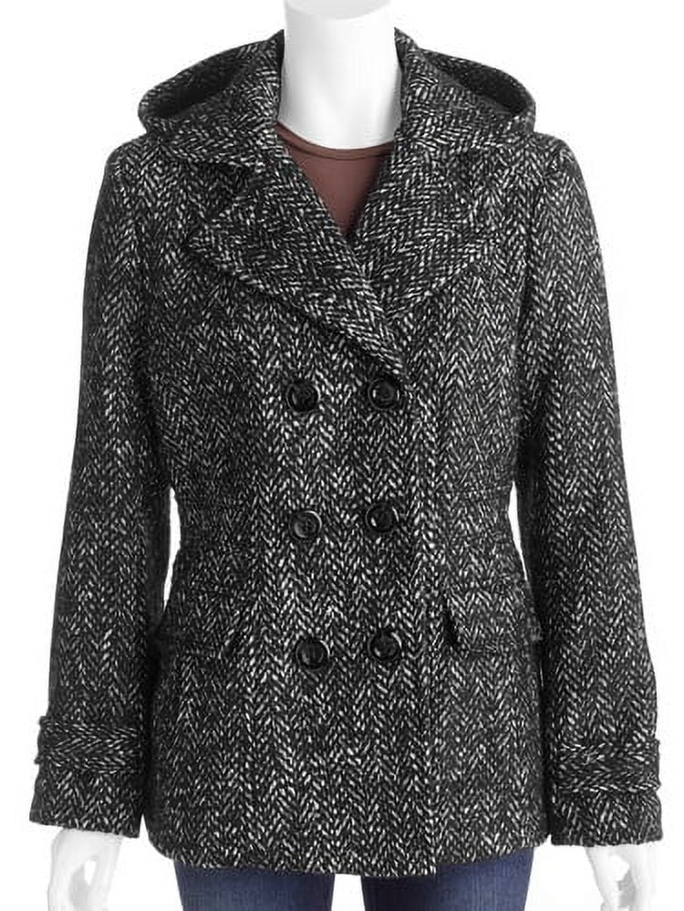 Women's DoubleBreasted Faux Wool Peacoat
