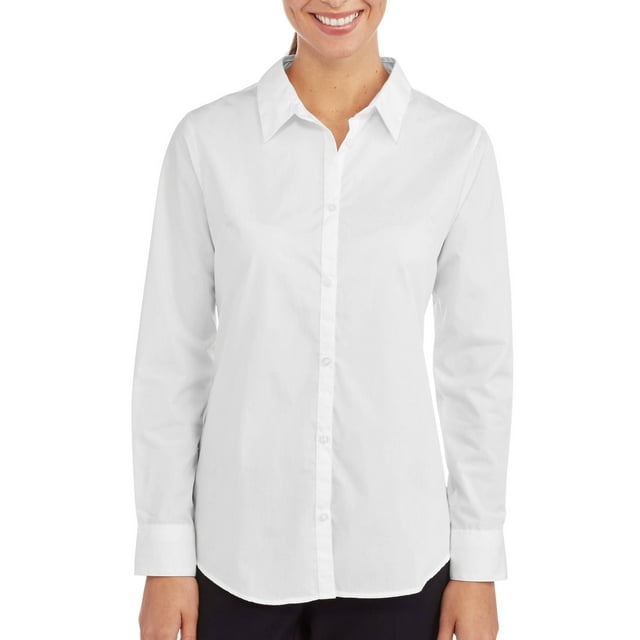 George Women's Long Sleeve Blouse - Walmart.com