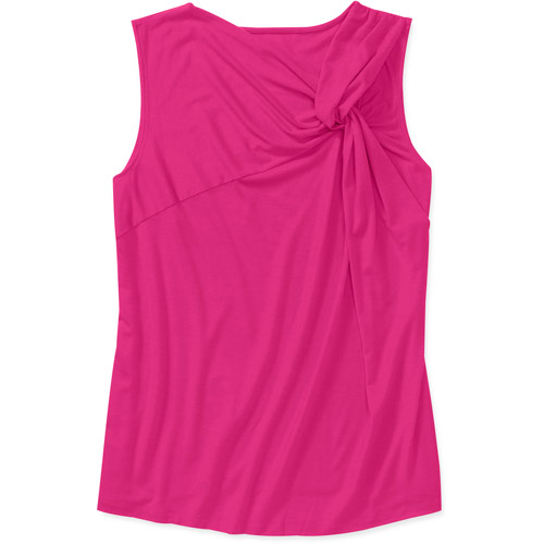 Women's PlusSize Twisted KnotFront Top