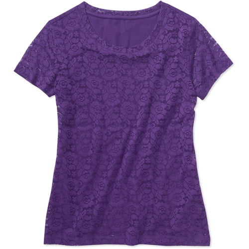 Women's ShortSleeve Lace Top