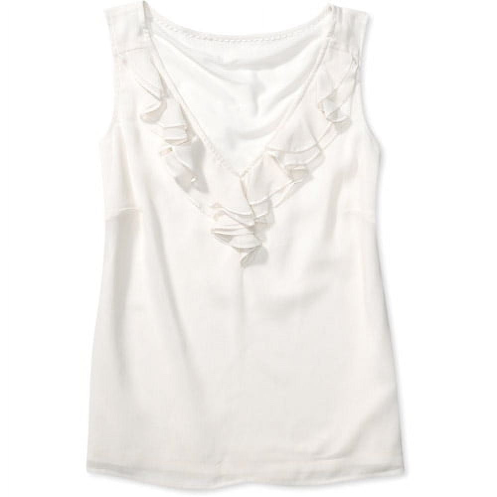 Women's Woven Ruffle Blouse