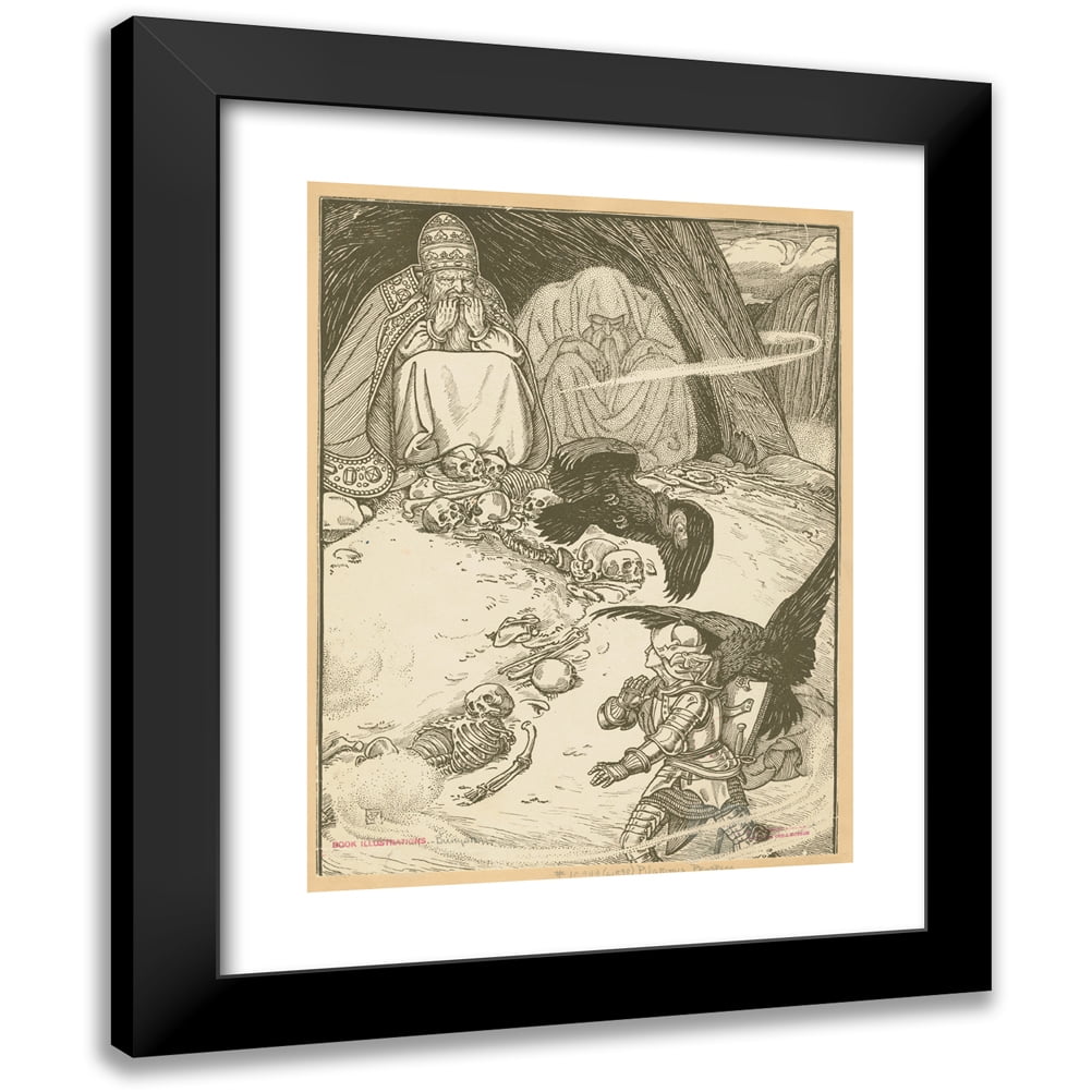 George Woolliscroft Rhead 12x14 Black Modern Framed Museum Art Print ...