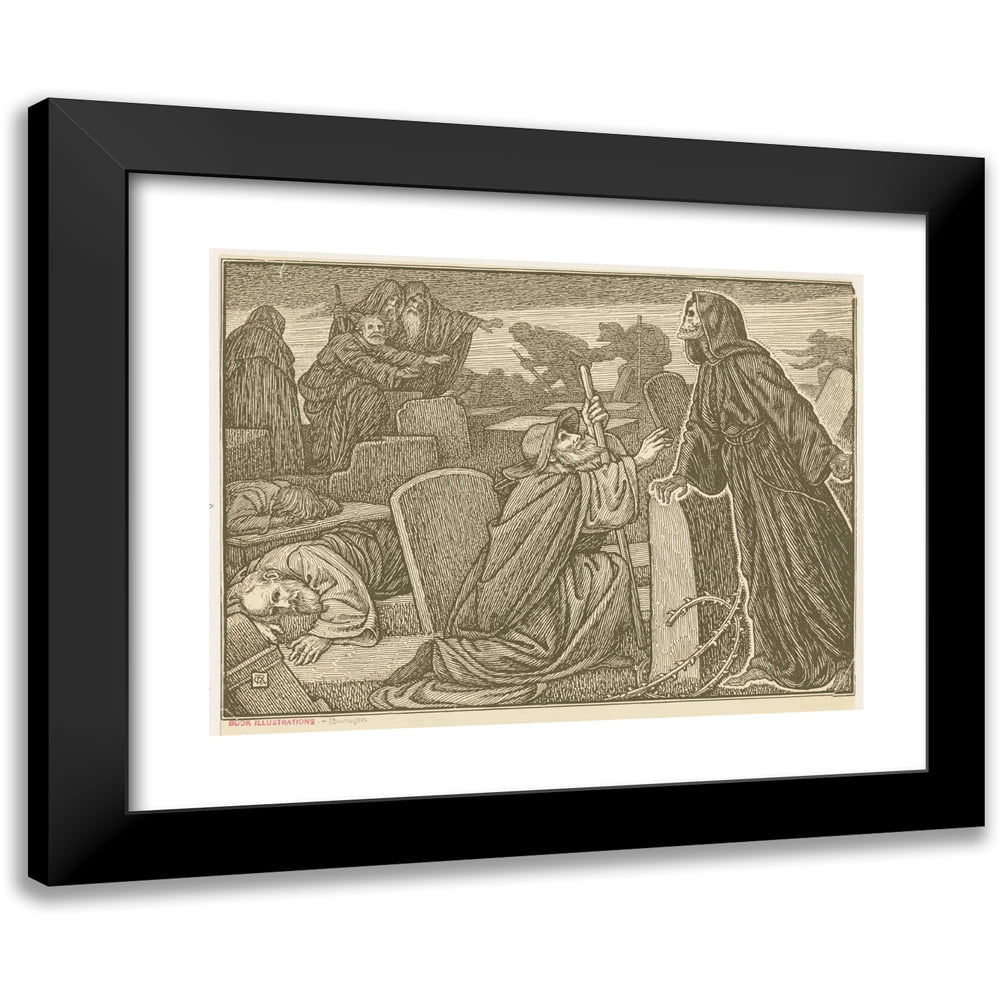 George Woolliscroft Rhead 24x19 Black Modern Framed Museum Art Print ...