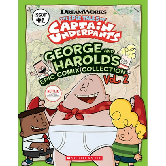 Pre-Owned George and Harold's Epic Comix Collection Vol. 2 (the Epic Tales of Captain Underpants Tv): Volume 2 (Paperback) 1338262475 9781338262476