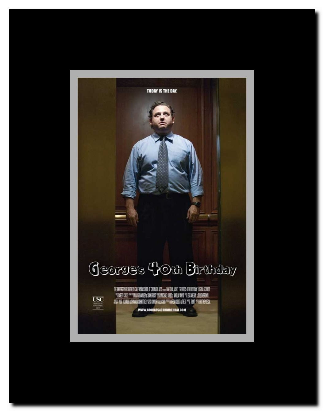 George's 40th Birthday Framed Movie Poster