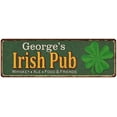 thumbnail image 1 of George's Irish Pub Metal Sign Bar Man Cave 6x18 106180010284, 1 of 1