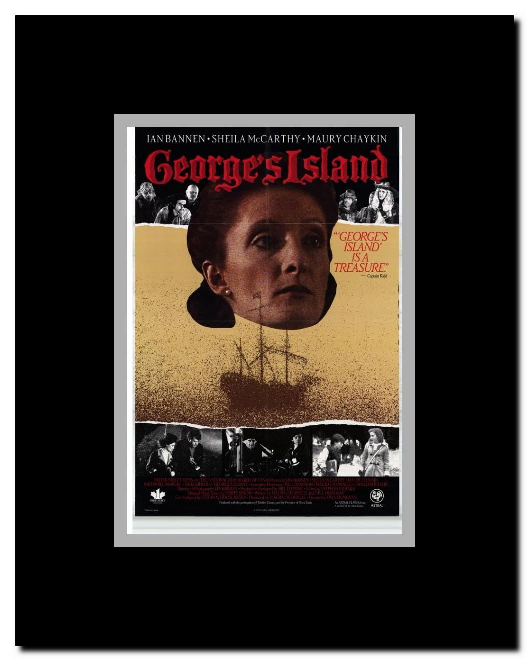 George's Island Framed Movie Poster