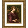 thumbnail image 1 of Georges Daniel de Monfreid 19x24 Gold Ornate Framed and Double Matted Museum Art Print Titled - Anna Filiabella, Portrait of the Artist's Wife (1913), 1 of 4