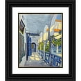 thumbnail image 1 of Georges Gaudion 20x24 Black Ornate Framed Double Matted Museum Art Print Titled: Gallery of a Moroccan Riad (1912), 1 of 5