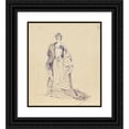 thumbnail image 1 of Georges Jules Victor Clairin 12x14 Black Ornate Wood Framed Double Matted Museum Art Print Titled: Scenes&nbsp;Of Sarah Bernhardt's Life, 1 of 5