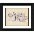 thumbnail image 1 of Georges Jules Victor Clairin 24x19 Black Ornate Framed Double Matted Museum Art Print Titled: Scenes&nbsp;Of Sarah Bernhardt's Life, 1 of 5