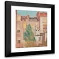 thumbnail image 1 of Georges Lemmen 20x24 Black Modern Framed Museum Art Print Titled - Houses (Houses) (1901), 1 of 5