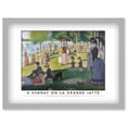 thumbnail image 1 of Georges Pierre Seurat A Sunday On La Grande Jatte Painting Artwork Framed Wall Art Print A4, 1 of 4