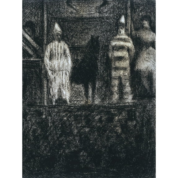 Georges Pierre Seurat Sidewalk Show Extra Large Art Print Wall Mural Poster Premium XL
