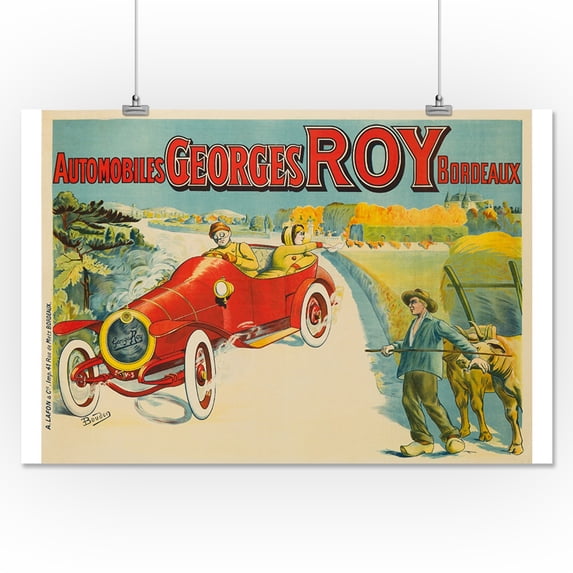 Georges Roy Vintage Poster (artist: Boudon) France (16x24 Giclee Gallery Print, Wall Decor Travel Poster)