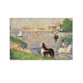 thumbnail image 1 of Georges Seurat Horses in The Water Stippling Oil Painting Adornment Picture Painting On Canvas Wall Art Poster Scroll Picture Print Living Room Walls Decor Home Posters 16x24inch(40x60cm), 1 of 6