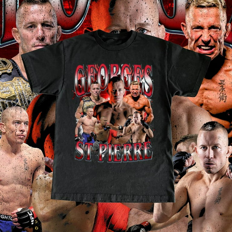 Georges St Pierre High Quality T shirt UFC Fan GSP Vintage Design Walmart