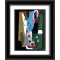 thumbnail image 1 of Georges Valmier 2x Matted 20x24 Black Ornate Framed Art Print 'Les Tullipes', 1 of 2