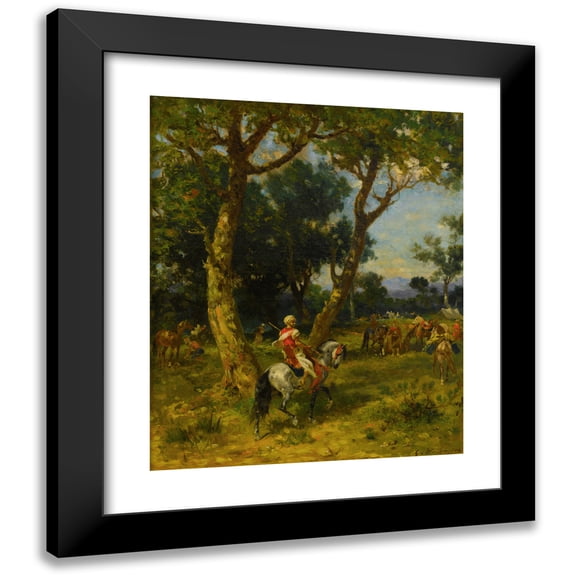 Georges Washington 12x14 Black Modern Framed Museum Art Print Titled - The Sheik