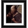 thumbnail image 1 of Georges de la Tour 2x Matted 20x24 Black Ornate Framed Art Print 'St. Jude Thaddeus', 1 of 2