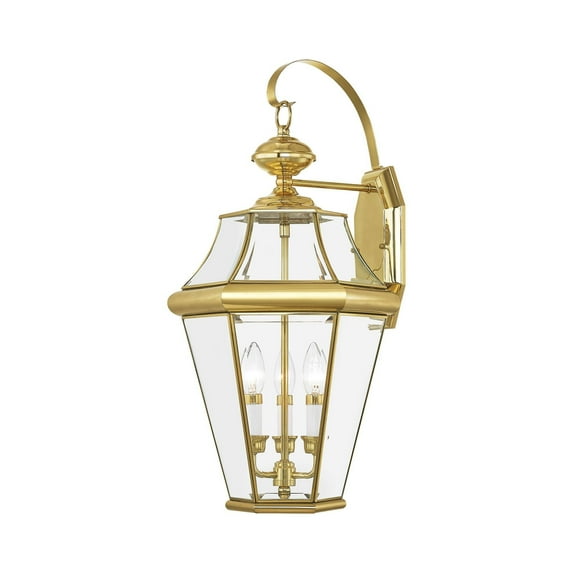 Georgetown 3 Light Outdoor Wall Lantern