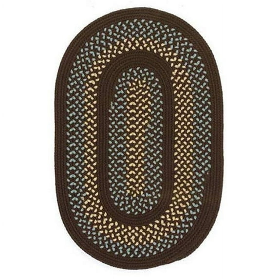 Georgetown Fudge Brown 8x11 ft. Rug - Reversible Stain Resistant High Traffic