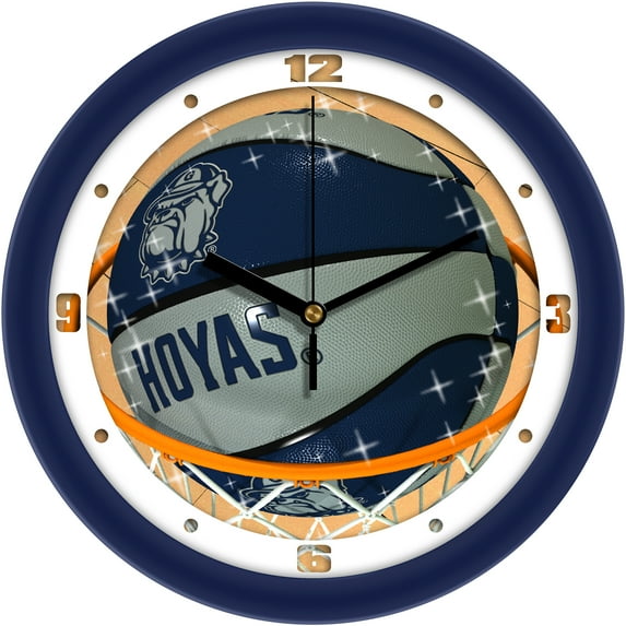Georgetown Hoyas 11.5" Suntime Slam Dunk Wall Clock