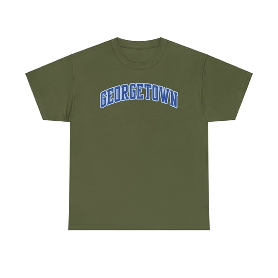 Georgetown Shirt Gifts Tshirt Crew Neck Short Sleeve